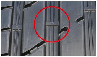Tread depth indicator